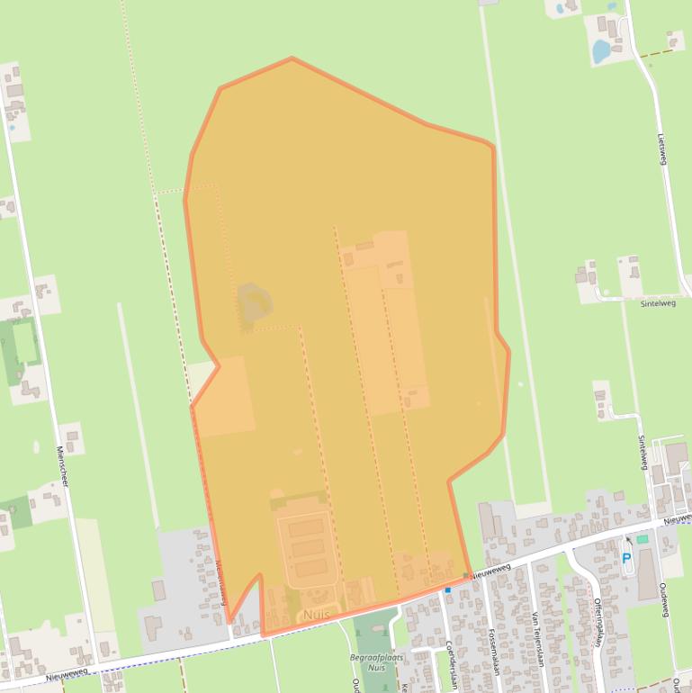 Kaart van postcodegebied 9364PE.