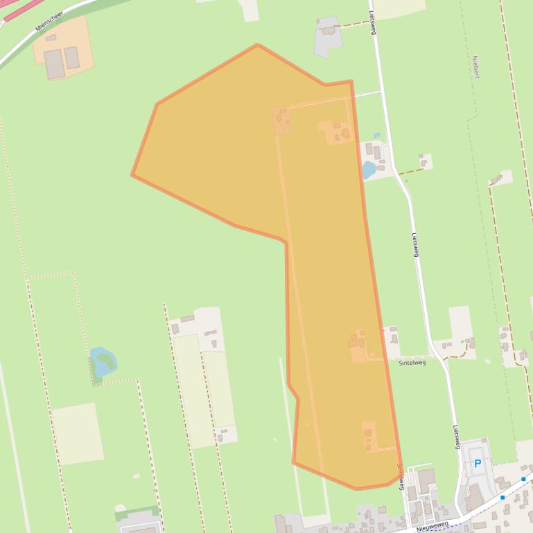 Kaart van postcodegebied 9364PX.