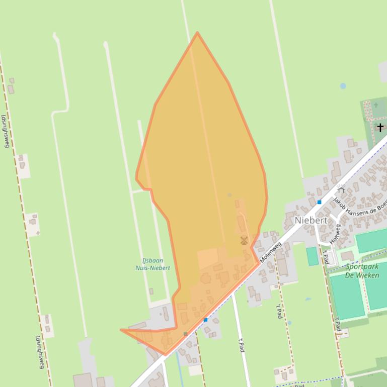 Kaart van postcodegebied 9365PE.