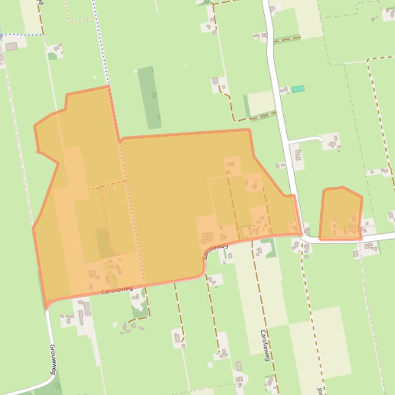 Kaart van postcodegebied 9365TD.