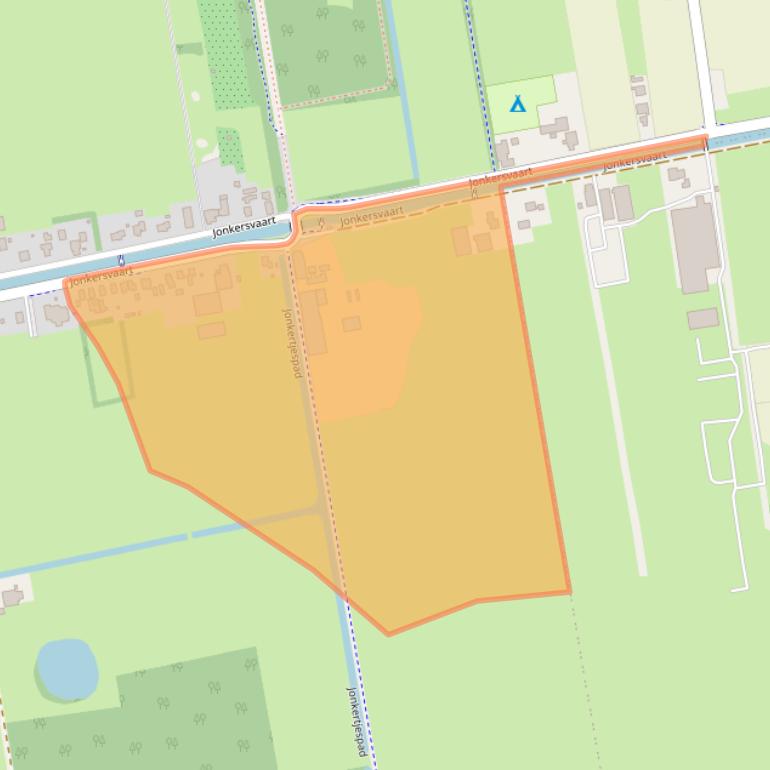 Kaart van postcodegebied 9366TB.