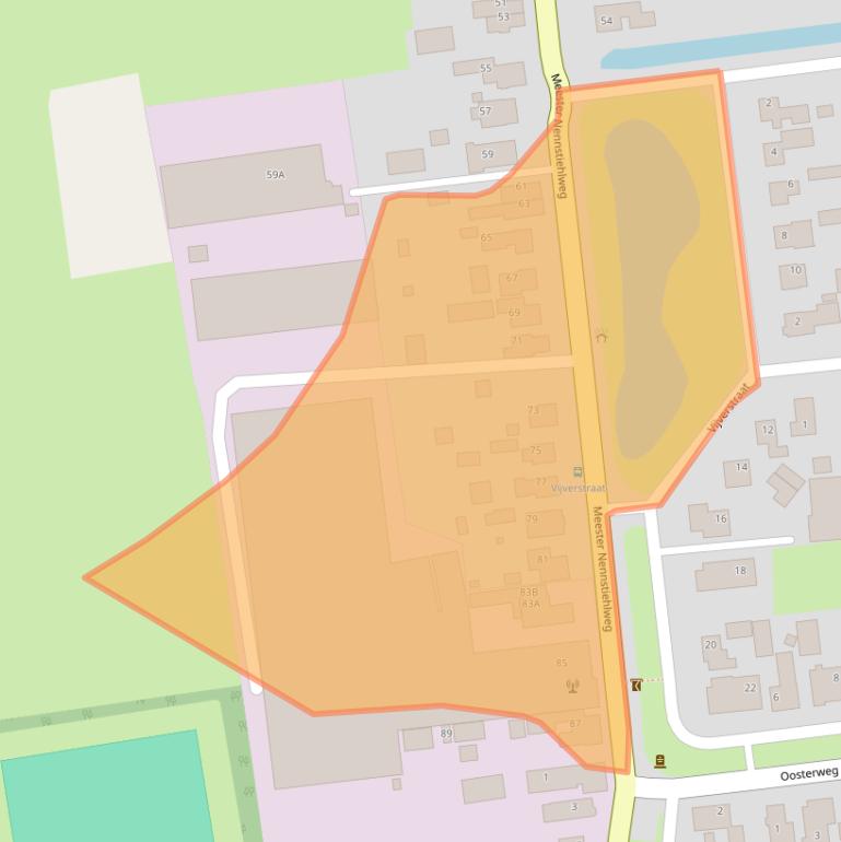 Kaart van postcodegebied 9367PC.