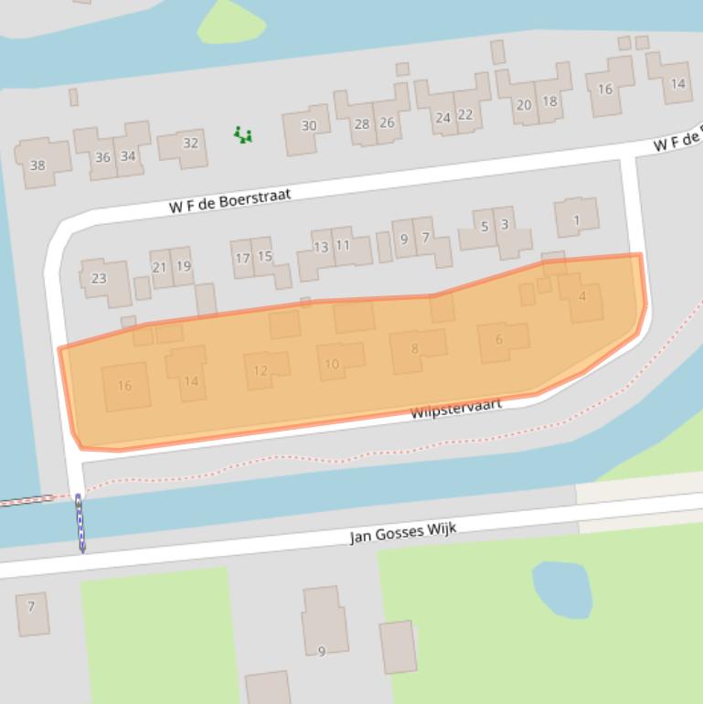 Kaart van postcodegebied 9367RV.