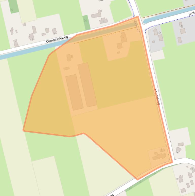 Kaart van postcodegebied 9367TK.