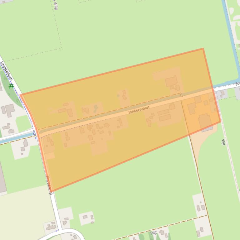 Kaart van postcodegebied 9367TL.