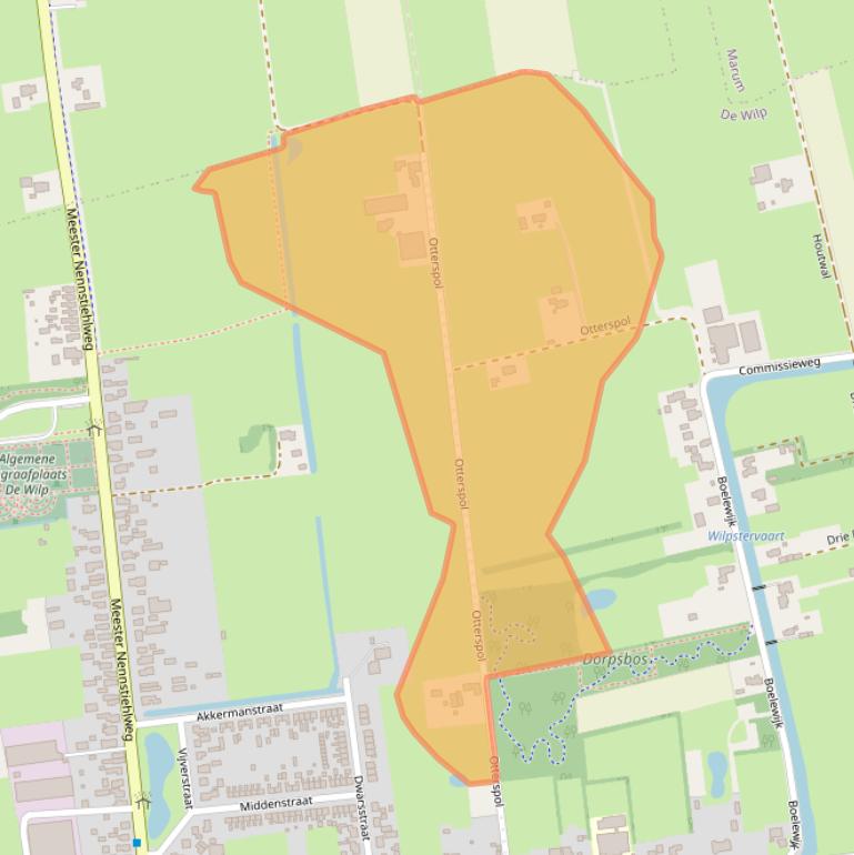 Kaart van postcodegebied 9367TR.