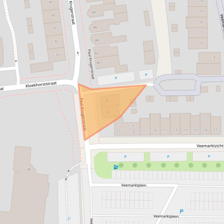 Kaart van postcodegebied 9401AH.