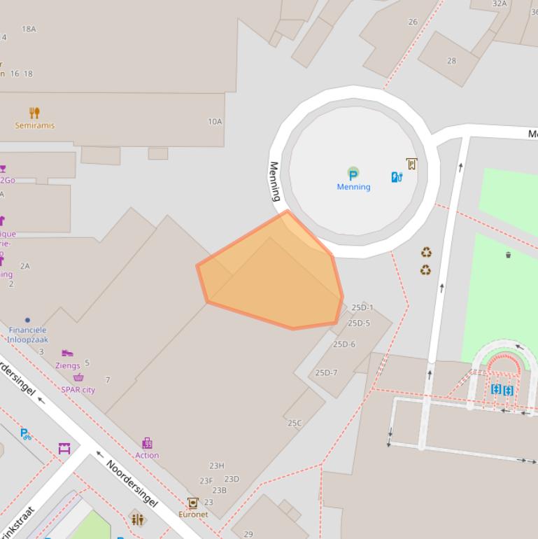 Kaart van postcodegebied 9401AK.