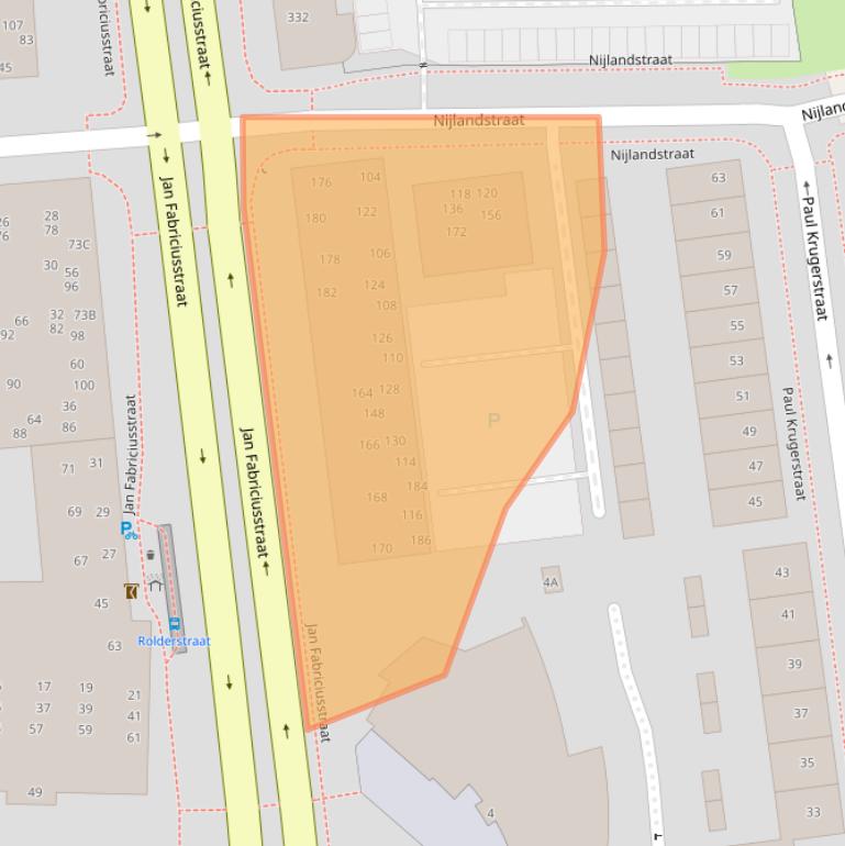 Kaart van postcodegebied 9401AR.