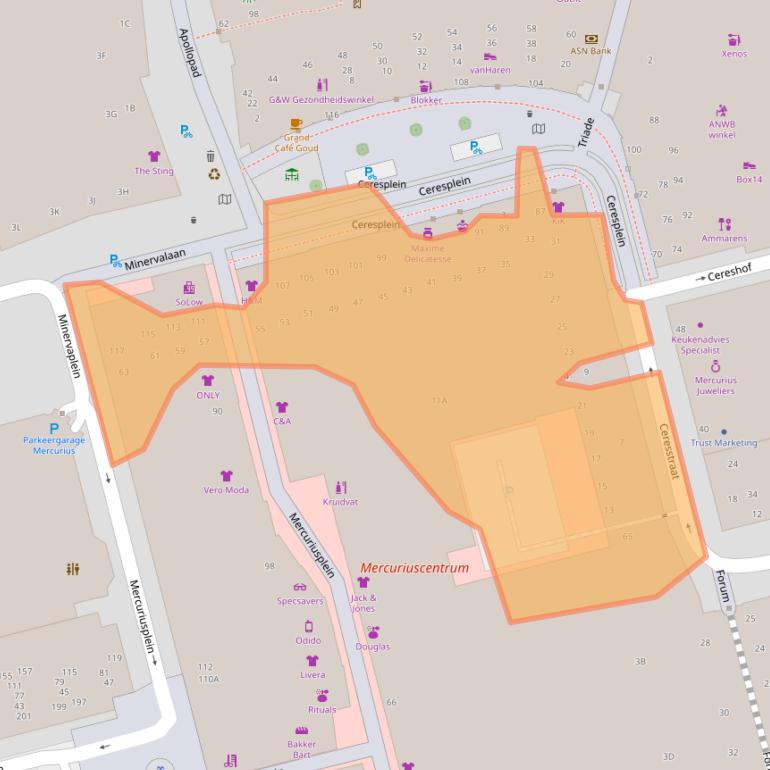 Kaart van postcodegebied 9401DP.