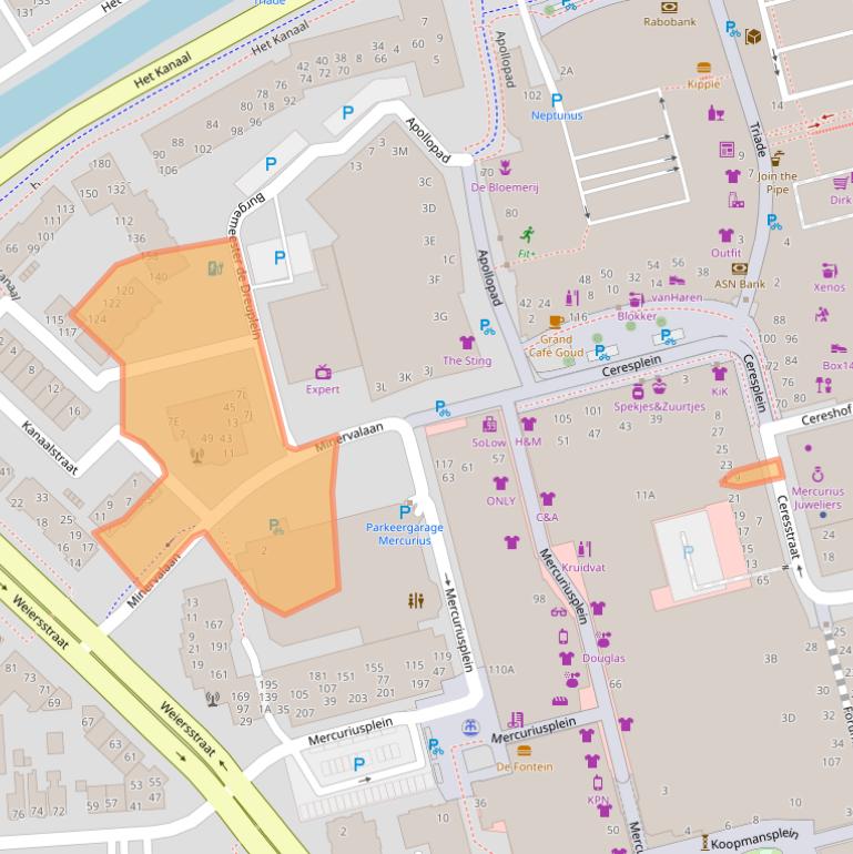 Kaart van postcodegebied 9401EB.