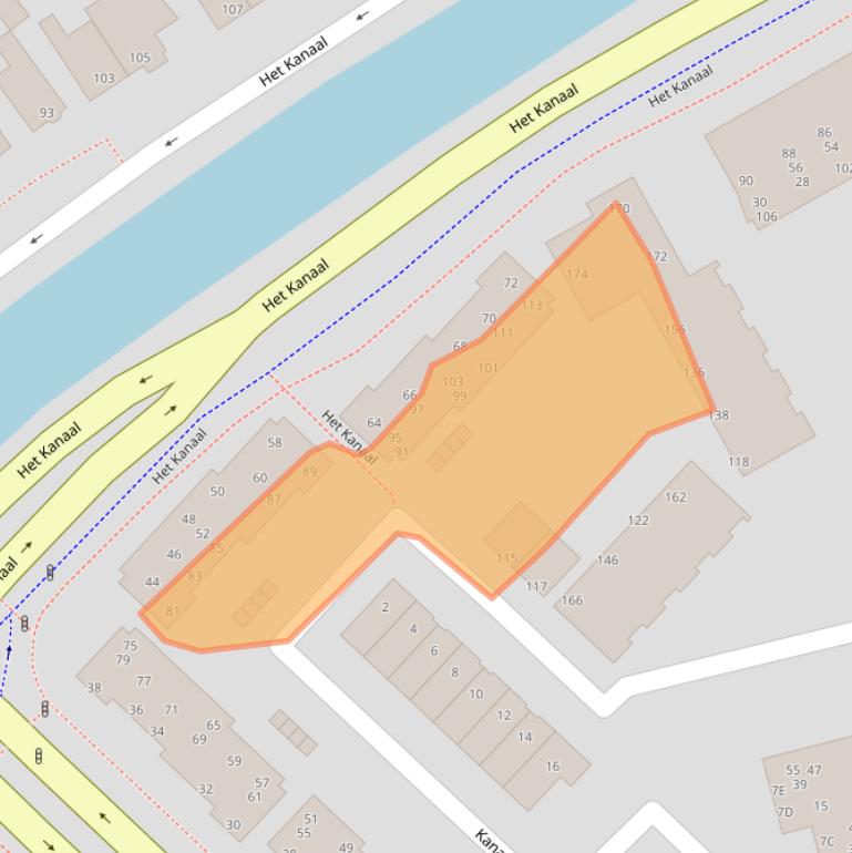 Kaart van postcodegebied 9401ED.