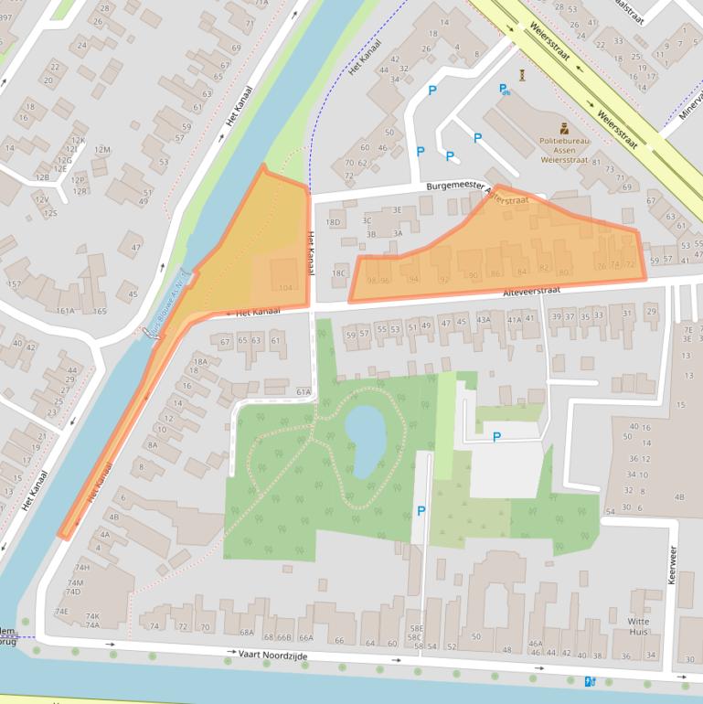 Kaart van postcodegebied 9401GD.