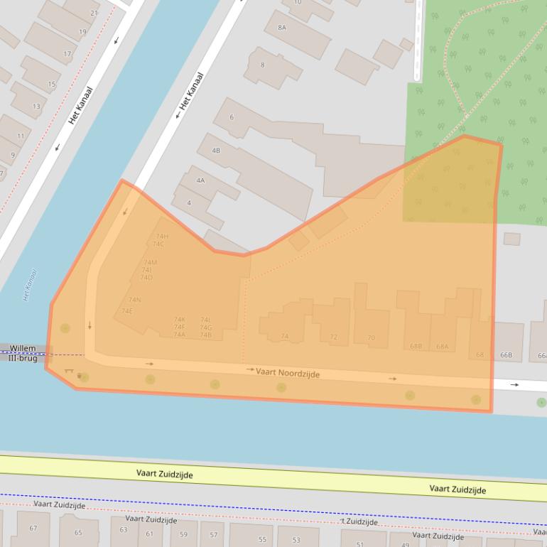 Kaart van postcodegebied 9401GR.