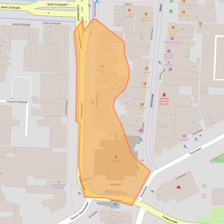 Kaart van postcodegebied 9401GZ.