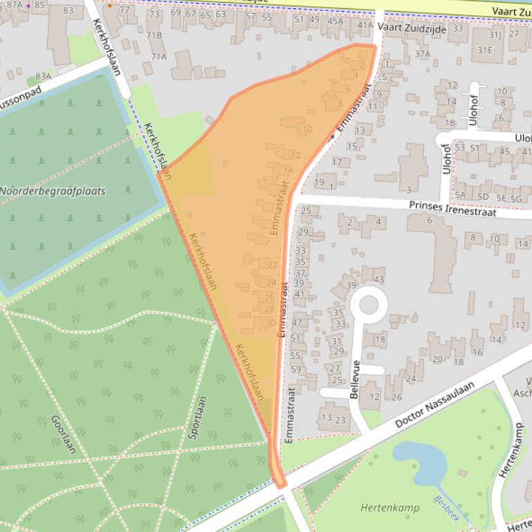 Kaart van postcodegebied 9401HG.