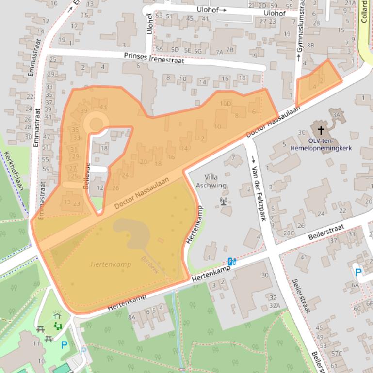 Kaart van postcodegebied 9401HK.