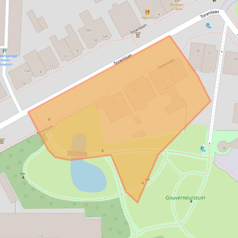 Kaart van postcodegebied 9401HN.