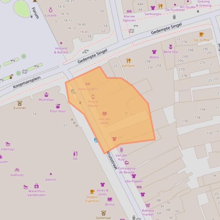 Kaart van postcodegebied 9401JL.
