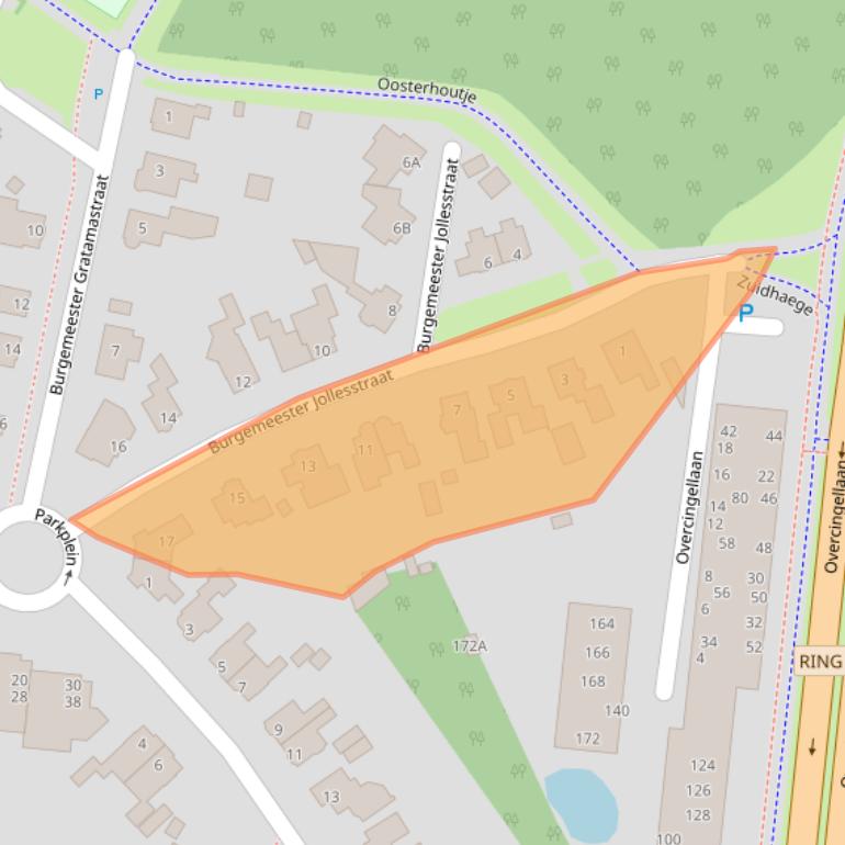 Kaart van postcodegebied 9401LD.