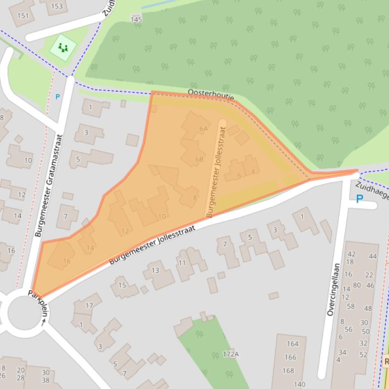 Kaart van postcodegebied 9401LE.