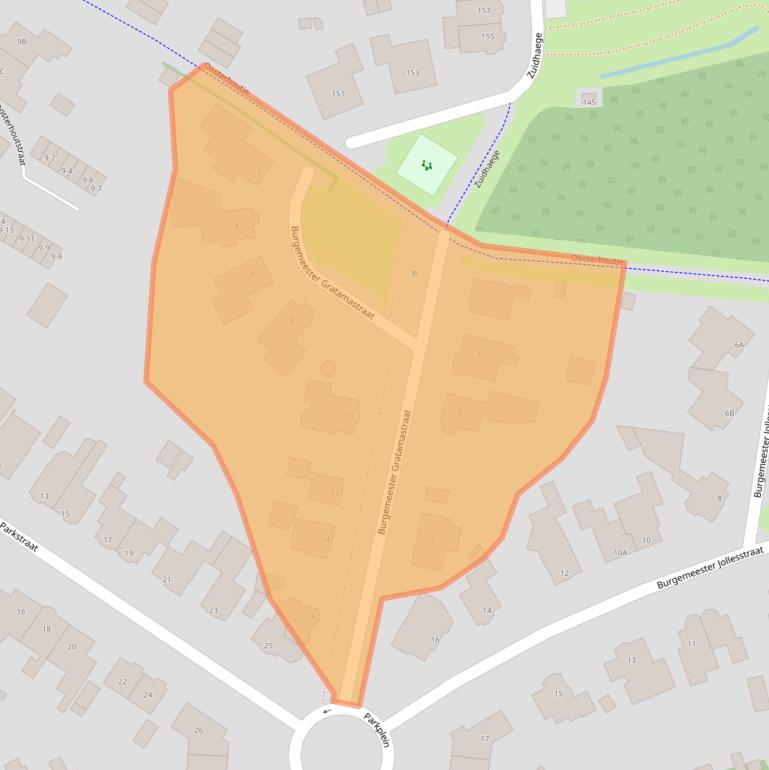 Kaart van postcodegebied 9401LG.