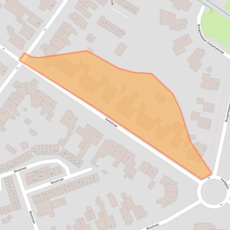 Kaart van postcodegebied 9401LH.