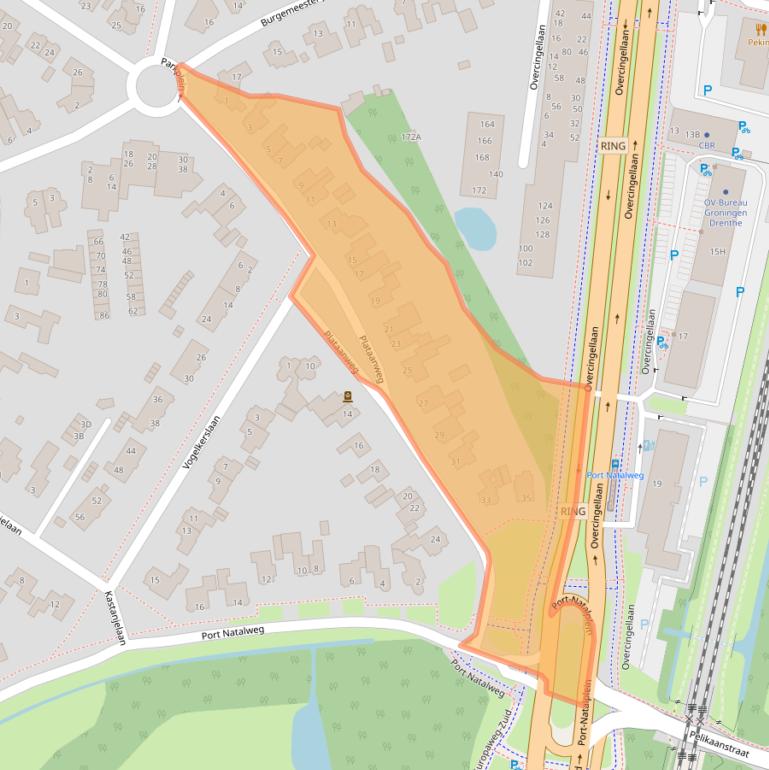 Kaart van postcodegebied 9401LK.