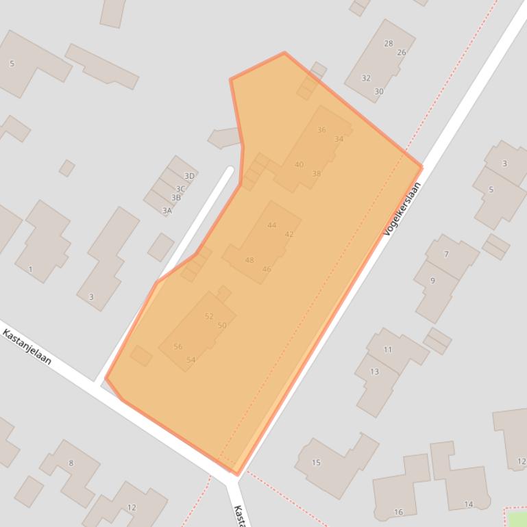 Kaart van postcodegebied 9401LP.