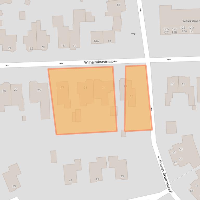 Kaart van postcodegebied 9401NM.