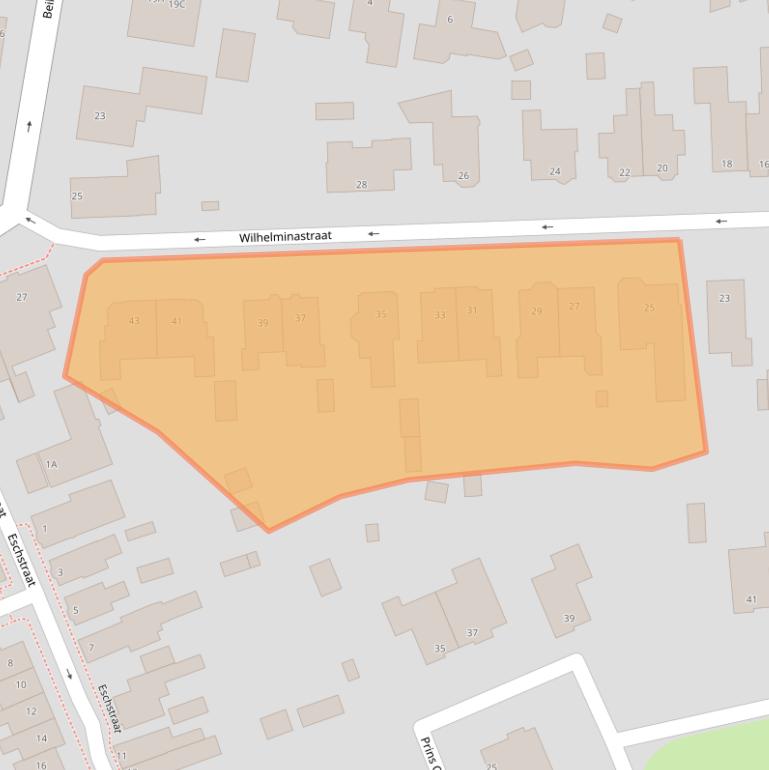 Kaart van postcodegebied 9401NN.
