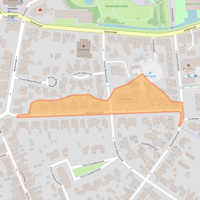 Kaart van postcodegebied 9401NP.