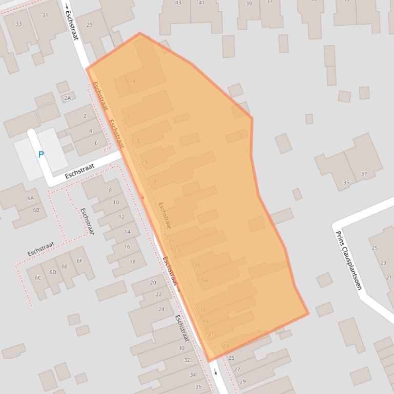 Kaart van postcodegebied 9401NS.