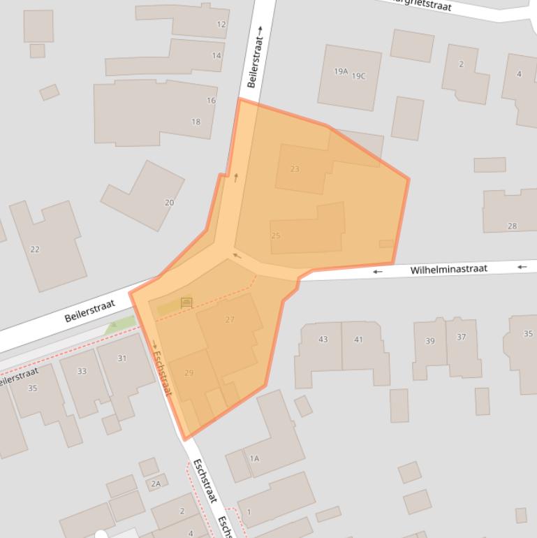 Kaart van postcodegebied 9401PB.