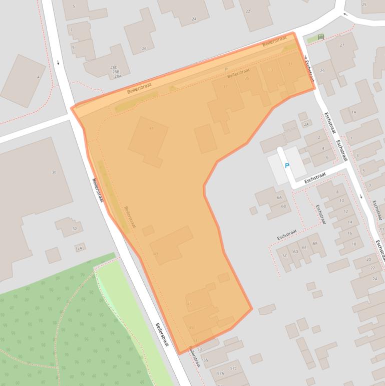 Kaart van postcodegebied 9401PC.