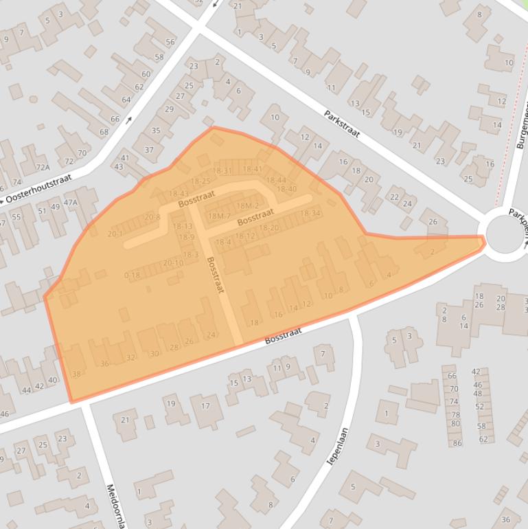 Kaart van postcodegebied 9401PT.