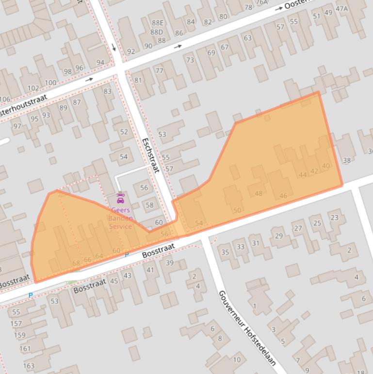 Kaart van postcodegebied 9401PV.