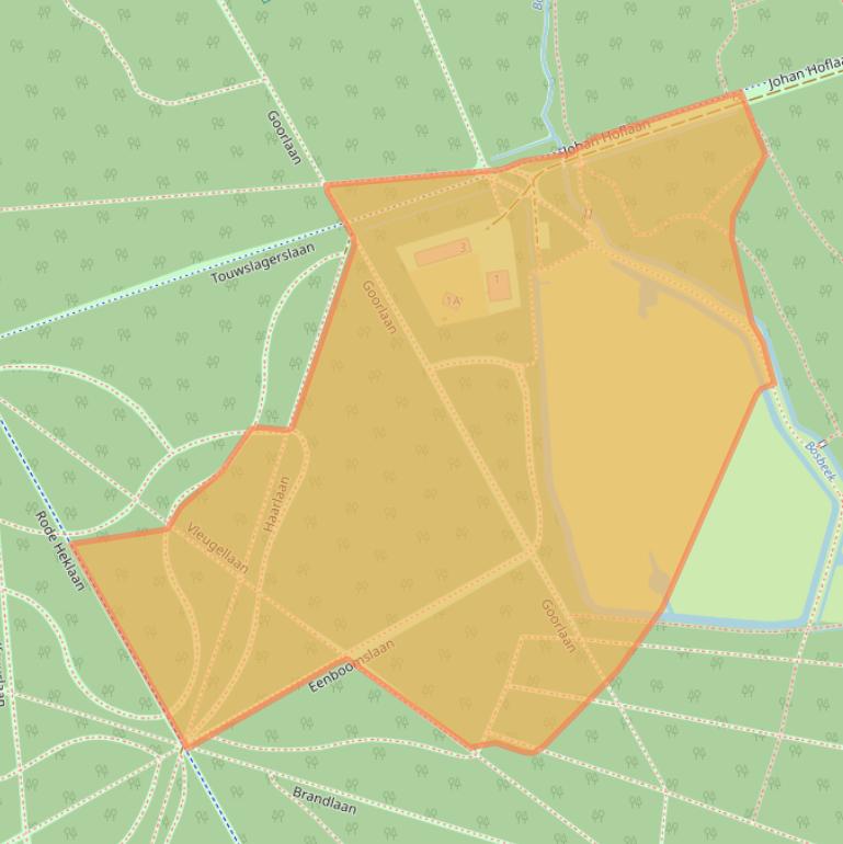 Kaart van postcodegebied 9401PZ.