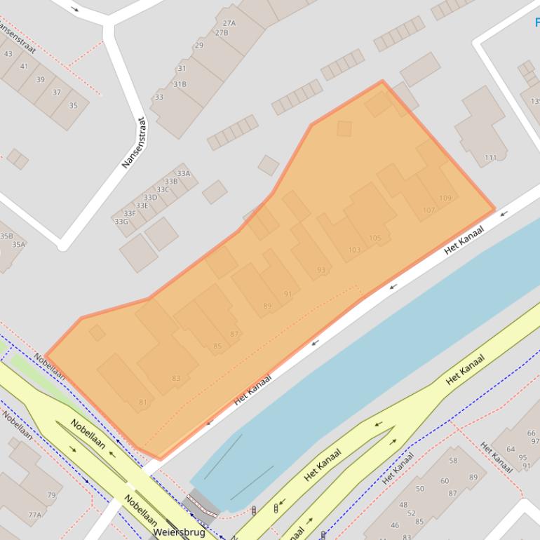 Kaart van postcodegebied 9402AA.