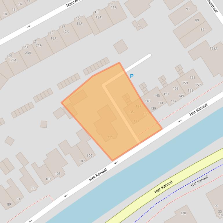 Kaart van postcodegebied 9402AB.