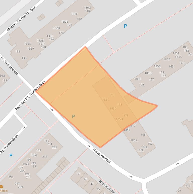 Kaart van postcodegebied 9402AM.