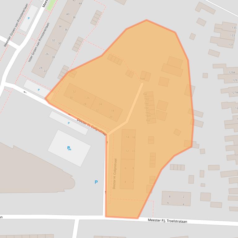 Kaart van postcodegebied 9402AS.