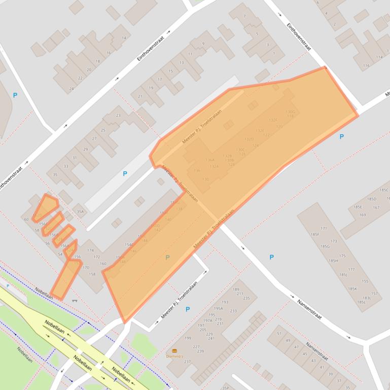 Kaart van postcodegebied 9402BM.