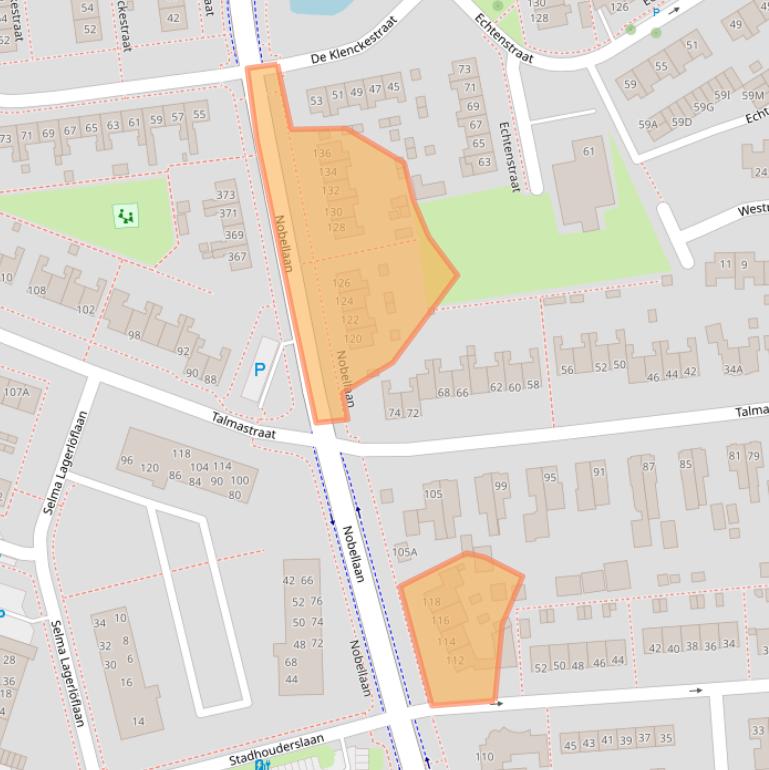 Kaart van postcodegebied 9402BV.