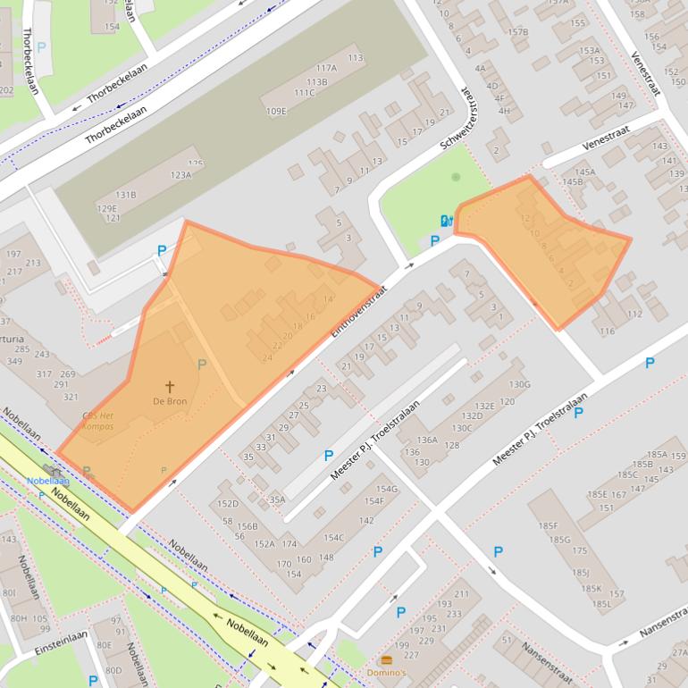 Kaart van postcodegebied 9402CB.