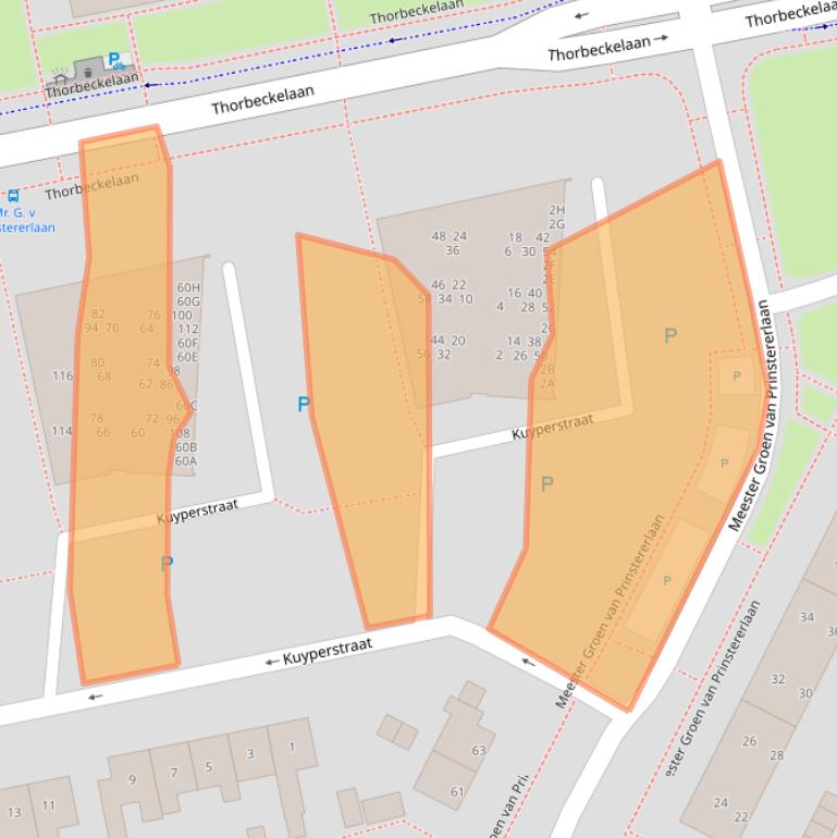 Kaart van postcodegebied 9402CR.