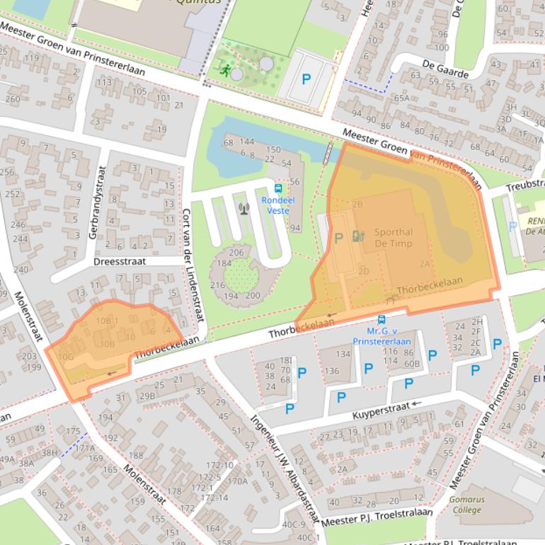 Kaart van postcodegebied 9402ER.