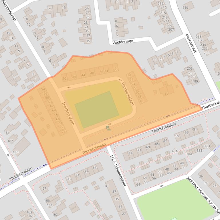 Kaart van postcodegebied 9402ES.