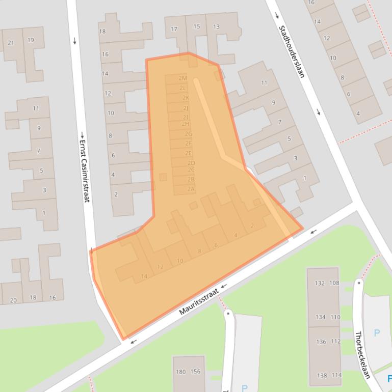 Kaart van postcodegebied 9402GA.