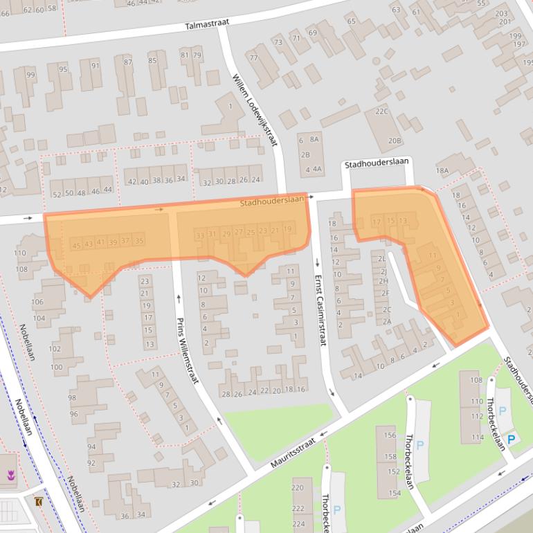 Kaart van postcodegebied 9402GG.